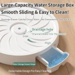 Mobile Planter Tray, Modern Style, Silent Casters, Thickened & Reinforced, Hidden Design, High Load-Bearing Plant Saucer - Image 2