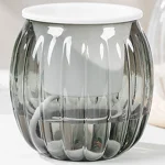 Clear Self Watering Planters Pots Modern Transparent Plants Care Pots for Garden Enthusiast Lover Gift - Image 5