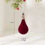 Christmas Tree Decorations Candy Cane Snowflake Balls Red Pendant Hanging Home Party Christmas Winter 2026 New Year Decors - Image 8
