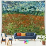 Tapestry World Famous Painting Van Gogh Tapestries Printed  Wall Hanging Rural Landscape Home Decoration Bedroom Decor Wall Ar - Image 4