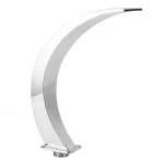 Pool Waterfall Fountain G1 Internal Thread 304 Stainless Steel Rounded Curved Design Outdoor Pool Fountain For Playground - Image 8