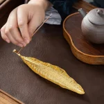 Incense Holder Ash Catcher Long Leafs Censer Meditation Home Decor Accessories - Image 2