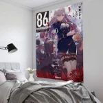 Anime 86 Eighty Six Tapestry Background Art Decor For Bedroom Living Room Bar Garden Outdoor  Wall Decor - Image 10