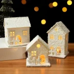 Christmas Decoration with LED Lights Snowflakes Shining and Christmas Decorations for A Small House - Image 11