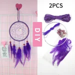 DIY For Dream Catcher Kit for Indoor and Home Use Create Custom Car and Bedroom Decorations with Iron and Wood - Image 25