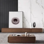 Wooden Long Tv Table Modern Design Nordic Accent Luxury Decoration Fashion Tv Stands Interior Archivadores Room Decorations - Image 4