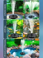 Solar Fountain Oxygen Aerator for Outdoor Pool Fish Tank Automatic Floating Fountain Garden Courtyard Mini Water Pump Aquarium - Image 5