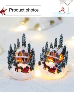 Christmas Decorations  LED Night Lights Luminous Micro Landscape House Children's Creative Gift Christmas New Year Ornaments - Image 15
