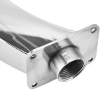 Pool Waterfall Fountain G1 Internal Thread 304 Stainless Steel Rounded Curved Design Outdoor Pool Fountain For Playground - Image 11