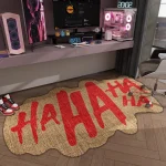 Creative Haha Rugs for Bedroom Irregular Shapes Living Room Decoration Carpet Washable E-sports Floor Mat Anti-slip Lounge Rug - Image 2