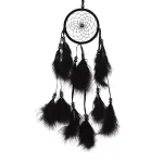 1Pcs Bead Dream Catcher Handmade Dream Catcher Net with Feathers Hanging Decoration Decor Craft Wind Chimes Home Hanging Gifts - Image 2