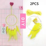 DIY For Dream Catcher Kit for Indoor and Home Use Create Custom Car and Bedroom Decorations with Iron and Wood - Image 10