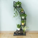 Planter Holder Wood Plant Stands Indoor Balcony Flower Pot Plant Stand Tree Shelf Flower Display Rack Planter Stands - Image 4
