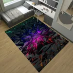 Gamer Rug Gaming Rug,Game Rug Geometric Rug,Colorful Rug Play Room Rug Neon Decor Rug Neon Look Sport Rug Area Rug,Gaming Gifts - Image 9