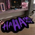 Creative Haha Rugs for Bedroom Irregular Shapes Living Room Decoration Carpet Washable E-sports Floor Mat Anti-slip Lounge Rug - Image 12