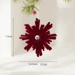 Christmas Tree Decorations Candy Cane Snowflake Balls Red Pendant Hanging Home Party Christmas Winter 2026 New Year Decors - Image 9