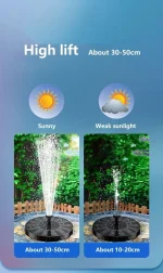 Solar Fountain Oxygen Aerator for Outdoor Pool Fish Tank Automatic Floating Fountain Garden Courtyard Mini Water Pump Aquarium - Image 10