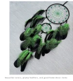 Dream Catcher With Luminous Beads Hand-woven Colorful Feathers Wind Chimes Living Room Bedroom Hanging Ornaments Wall Decoration - Image 21