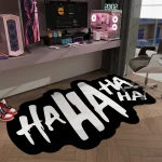 Creative Haha Rugs for Bedroom Irregular Shapes Living Room Decoration Carpet Washable E-sports Floor Mat Anti-slip Lounge Rug - Image 7