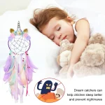 Colorful Dream Catchers Handmade Wall Hanging Decoration for Girl Bedroom Window Bedside Ornaments Make Wish Blessing Birth Gift - Image 5