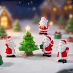 Mini Christmas Decorations For Home Santa Claus Snowman Christmas Tree Reindeer Doll Ornaments Home Decor New Year Child Gifts