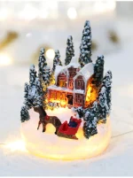 Christmas Decorations  LED Night Lights Luminous Micro Landscape House Children's Creative Gift Christmas New Year Ornaments - Image 17