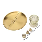 Incense Burner Set with Holder and Tray Desk Decor Tabletop Ornament Decoration Incense Burne Holder for Housewarming Yoga SPA - Image 6