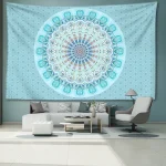 Mandala Striped Tapestry Wall Hanging Abstract Psychedelic Witchcraft Bohemian Hippie Tapiz Living Room Home Decor - Image 6