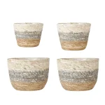 Planter Basket for Plants, Woven Container for Farmhouse Style with Waterproof Feature - Image 4