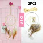 DIY For Dream Catcher Kit for Indoor and Home Use Create Custom Car and Bedroom Decorations with Iron and Wood - Image 29