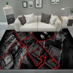 Dollar Design Vintage Rug Gothıc Bohemian Area Living Room Sofa Bedroom Rustic Decor Black Rugs Retro Carpet Home Decoration - Image 3