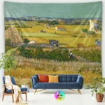 Tapestry World Famous Painting Van Gogh Tapestries Printed  Wall Hanging Rural Landscape Home Decoration Bedroom Decor Wall Ar - Image 21