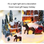 Christmas Decorations  LED Night Lights Luminous Micro Landscape House Children's Creative Gift Christmas New Year Ornaments - Image 4