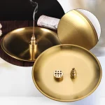 3 In 1 Incense Burner Brass Incense Holder 5.5 Inch Incense Sticks/Coil In Supporter Desktop Ornament Living Room Home Decor - Image 7