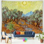 Tapestry World Famous Painting Van Gogh Tapestries Printed  Wall Hanging Rural Landscape Home Decoration Bedroom Decor Wall Ar - Image 27