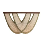 Wooden Arc-shaped Decorative Tapestries, Home Living Room Wall Hangings, Hand-woven Decorative Tapestries 100x70cm/100x60cm - Image 28