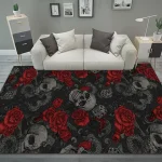 Dollar Design Vintage Rug Gothıc Bohemian Area Living Room Sofa Bedroom Rustic Decor Black Rugs Retro Carpet Home Decoration - Image 2
