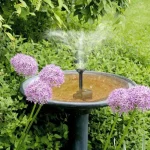 Solar-powered Water Fountain Ground-insertion Fountain Floating Fountain Petal-shaped Fountain Garden Decoration - Image 4