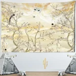 Tapestry landscape painting scenery wall hanging home decoration tapestry bedroom living room wall hanging cloth - Image 21