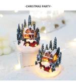 Christmas Decorations  LED Night Lights Luminous Micro Landscape House Children's Creative Gift Christmas New Year Ornaments - Image 13