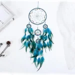 Dream Catcher Large Pendant Wedding Props Decoration White Feather Pendant Supplement Dream Network Creative Wall Hanging Gift - Image 8