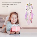 Colorful Dream Catchers Handmade Wall Hanging Decoration for Girl Bedroom Window Bedside Ornaments Make Wish Blessing Birth Gift - Image 6