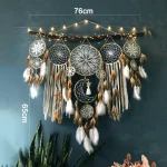 Dream catchers Feathers Handmade Indians Style Dream Catchers Living Bedroom Wall Hangings Home Decoration 5pcs/set Dreamcatcher - Image 17