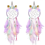 Colorful Dream Catchers Handmade Wall Hanging Decoration for Girl Bedroom Window Bedside Ornaments Make Wish Blessing Birth Gift - Image 8