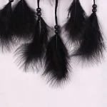 1Pcs Bead Dream Catcher Handmade Dream Catcher Net with Feathers Hanging Decoration Decor Craft Wind Chimes Home Hanging Gifts - Image 5