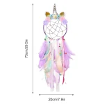 Colorful Dream Catchers Handmade Wall Hanging Decoration for Girl Bedroom Window Bedside Ornaments Make Wish Blessing Birth Gift - Image 2
