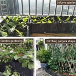 Plastic Raised Garden Bed with Legs Raised Planter Box Elevated Planting Container for Gardening Vegetables Fruits Flowers - Image 17