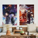 Anime 86 Eighty Six Tapestry Background Art Decor For Bedroom Living Room Bar Garden Outdoor  Wall Decor - Image 3