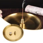 3 In 1 Incense Burner Brass Incense Holder 5.5 Inch Incense Sticks/Coil In Supporter Desktop Ornament Living Room Home Decor - Image 5