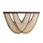 Wooden Arc-shaped Decorative Tapestries, Home Living Room Wall Hangings, Hand-woven Decorative Tapestries 100x70cm/100x60cm - Image 9